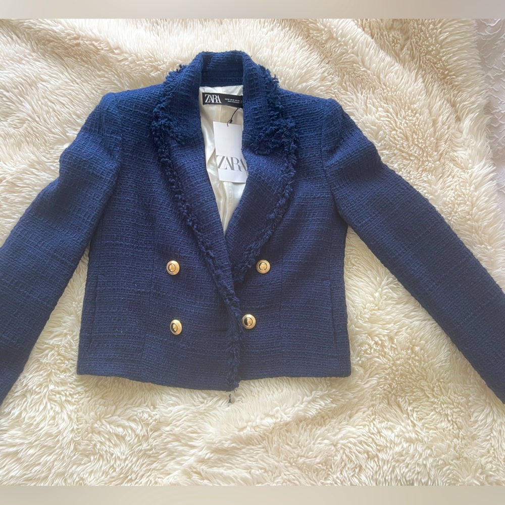 Zara tweed blazer